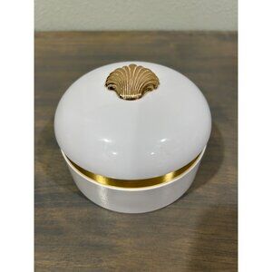 Vintage Estee Lauder White Linen Powder Box Container Empty